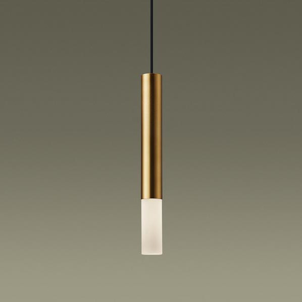 Vaulted Ceiling - パナソニック Premium Collection コンパクトランプペンダントライト ブラス H300 LED 温白色 調光 拡散 400lm XSZB16237CB1