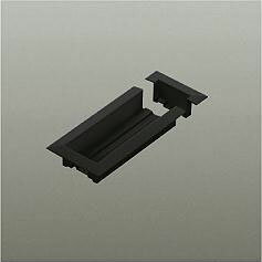 Writing Rails - ダイコー 直付専用型エンドキャップ用カバー 黒 DP-53395