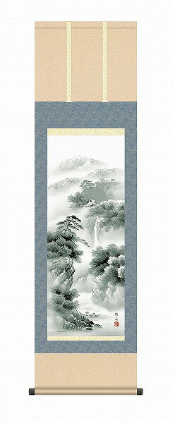 Hanging Scrolls - 【メーカー直送】 掛け軸 床の間 掛軸 モダン 蒼山憧憬 長江桂舟 尺三