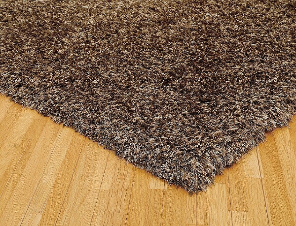 Rakuten - 【メーカー直送】 カーペット ラグ マット 50x80cm 玄関マット ブラウン おしゃれ・抗菌・消臭・ホットカーペット対応・床暖房対応・防ダニ・遊び毛が出にくい 1407-174 レムナ Prevell