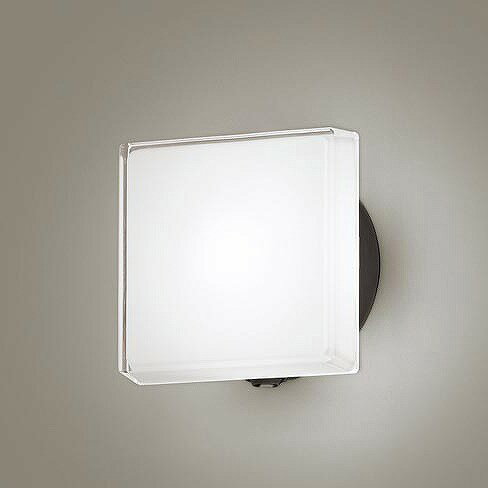 Rakuten - パナソニック ポーチライト センサー付 ブラック 拡散 LED(昼白色) LGWC80327KLE1