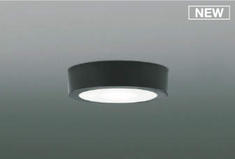 Rakuten - コイズミ 小型シーリングライト ブラック LED(温白色) AH52292