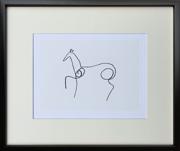 アートパネル ピカソ Pablo Picasso Le cheval IPP-14394 壁掛け アートフレーム 絵画 アートポスター 額 北欧 モダン おしゃれ 玄関 リビング