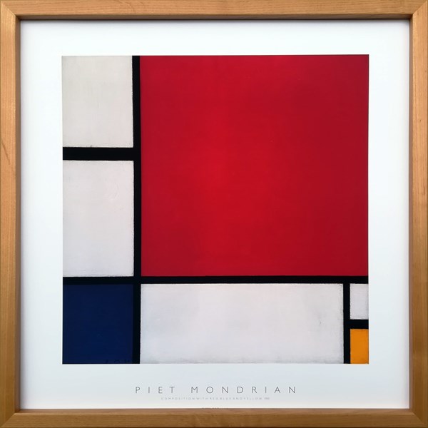 ȥѥͥ ԡȥɥꥢ Piet Mondrian Composition with Red Blue and Yellow 19...