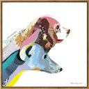 アートパネル 細川華歩 ND Concept Frame Kaho Hosokawa Dog IKH-60914 壁掛け アートフレーム 絵画 アートポスター ...