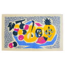 【メーカー直送】 EA00003 クリーンテックス fruit 45x75cm 洗濯機で洗える 吸水性に優れたマット おしゃれ 北欧風