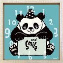 壁掛け時計 おしゃれ かわいい 動物 可愛い リビング 武内祐人 Artist Clock パンダ CAC-53818