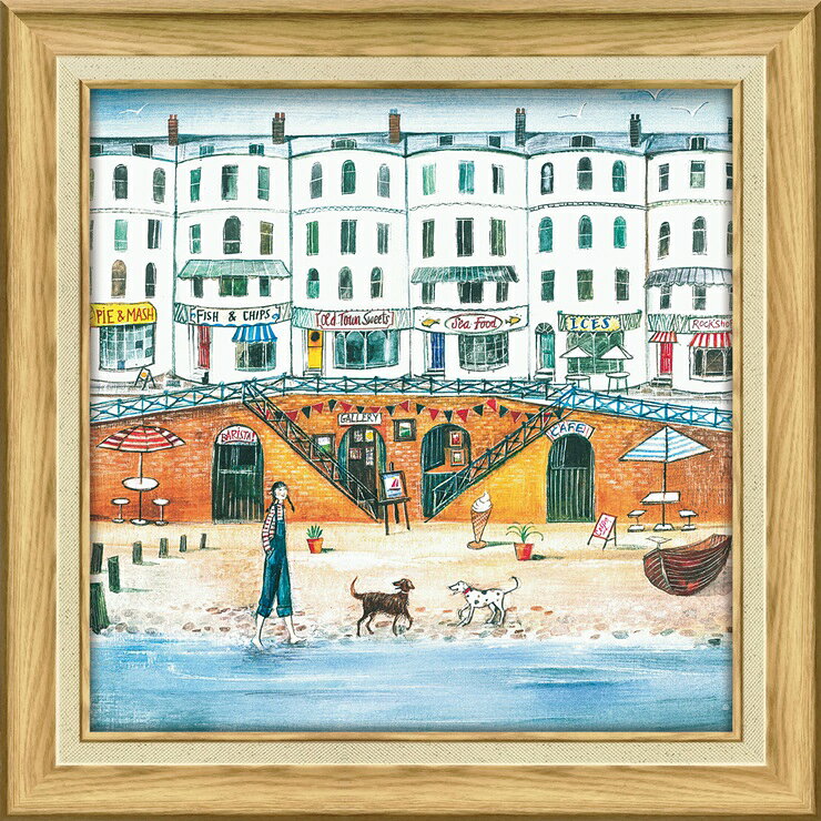 材質：樹脂フレーム仕様：絵の表面を特殊ゲル加工生産国：日本ジョー ラム(イギリス女性作家)：イラストレーターになるべくハーロー美術学校に入学。卒業後はロンドンでフリーランスとして10年のキャリアを積む。後にイギリスのリゾート地で有名なブライトンに夫と娘、そして犬の“ティンカー”と共に移住。友人のサムトフトと同じく、浜辺を歩いたりガーデンでのティータイムを愛する。【注意】商品画像はお客様のモニターやモバイル端末のディスプレイ(液晶の差や輝度の違い等)・画面設定、商品写真の撮影状況等により、多少の色味の違いが発生する場合がございます。カラーによっては、実際の商品も自然光や照明により違った色合いに見える場合がございます。色・質感等がイメージと異なるといった理由による返品・交換・キャンセルはお受けいたしかねます。返品・交換について「返品不可」：返品不可の商品⇒詳細はこちらをクリック※当店ではお客様都合による交換は受け付けておりません。メーカー/品番ユーパワー JR-09008商品カテゴリ家具・インテリア 掛け軸・額絵・絵画 洋画 その他本体サイズW40.5xH40.5xD1.8cm 約1kg商品説明主な仕様： ユーパワー■検索コード 20250730■ジャンル ホビー アート・美術品・骨董品・民芸品 絵画 版画 その他■カテゴリ 家具・インテリア 掛け軸・額絵・絵画 洋画 その他その他注意事項※本商品は、メーカー取り寄せのため、欠品している場合がございます。※画像はイメージです。商品の詳細はメーカー受付窓口/HPにてご確認ください。※掲載商品は予告無く販売終了となっている場合もあり、掲載商品全ての出荷確約をするものではありません。