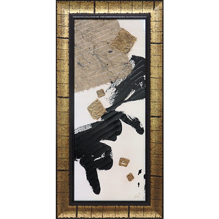 絵画 版画 額縁 おしゃれ クリス パシュケ「ギルド コラージュ オン ホワイト2」 CP-07504