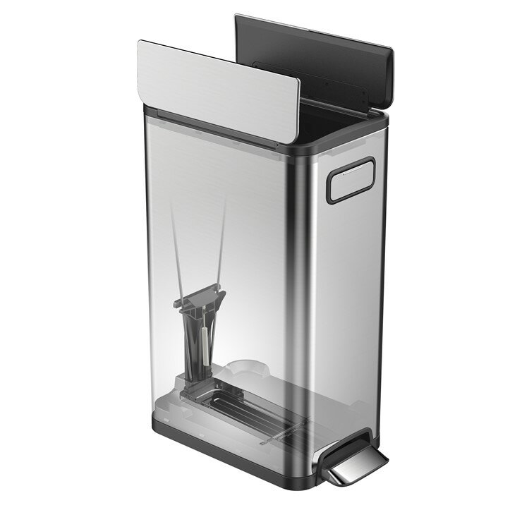 【メーカー直送】 【正規販売店 1年保証】 EKO エコフライ ステップビン 20L ステンレス EK9377MT-20L ゴミ箱 ダストボックス キッチン ペダル式 ステップ式 キャスター付き