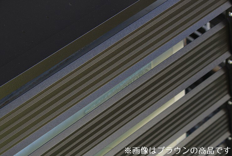 照明 おしゃれ 家具 通販 クラセルの【メーカー直送】 谷村実業 リビングアウトシリーズ アルミ室外機カバー ブラウン 棚なし TAN-930 目隠し 節電 雨除け 大型｜アングル2