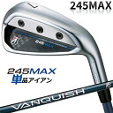 ブリヂストン ゴルフ 245MAX 単品アイアン (#6、AW、SW) 右用 VANQUISH BSi for MAX カーボンシャフト BRIDGESTONE GOLF 2024