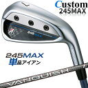 【メーカーカスタム】ブリヂストン 245MAX 単品アイアン (#6、AW、SW) 右用 VANQUISH BS50i カーボンシャフト BRIDGESTONE...