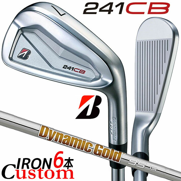 BRIDGESTONE - 【メーカーカスタム】ブリヂストン 241CB アイアン 6本セット (#5-PW) 右用 Dynamic Gold 95 スチールシャフト BRIDGESTONE GOLF 2024