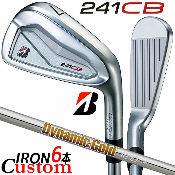 BRIDGESTONE - 【メーカーカスタム】ブリヂストン 241CB アイアン 6本セット (#5-PW) 右用 Dynamic Gold 120 スチールシャフト BRIDGESTONE GOLF 2024