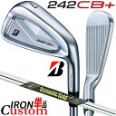 【メーカーカスタム】ブリヂストン 242CB+ アイアン 単品 (#4) 右用 Dynamic Gold MID 115 スチールシャフト BRIDGESTON...