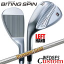 【レフティ/左用】【メーカーカスタム】ブリヂストン BITING SPIN ウェッジ Dynamic Gold 120 スチールシャフト BRIDGESTONE...