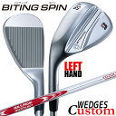 【レフティ/左用】【メーカーカスタム】ブリヂストン BITING SPIN ウェッジ N.S.PRO MODUS3 SYSTEM3 TOUR 125 スチールシ...