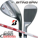 【メーカーカスタム】ブリヂストン BITING SPIN ノーメッキ ウェッジ 右用 N.S.PRO MODUS3 TOUR 105 スチールシャフト BRID...