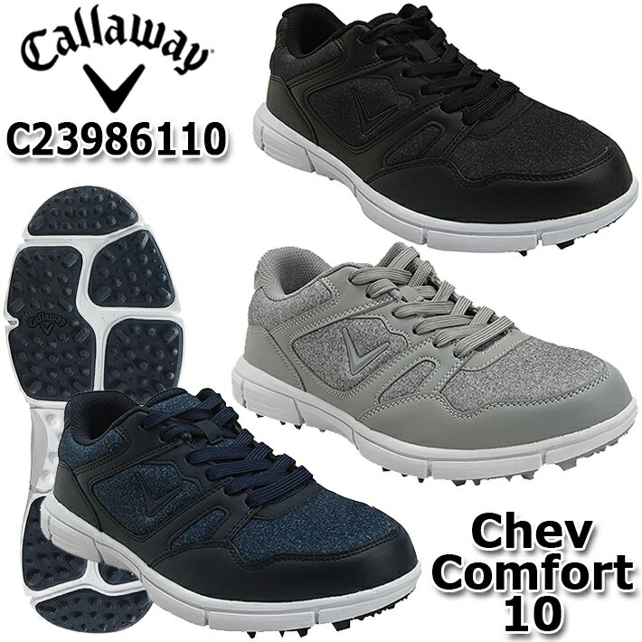 Callaway MEN'S Chev Comfort 10 Golf Shoes    ե 10  塼 ѥ쥹 ɳ 3 24.5cm28cm(8) EE C23986110 եåȥ [] [̵][2023ǯǥ]