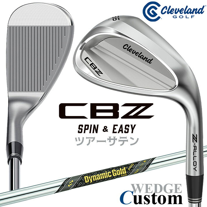 樂天商城 - メーカーカスタムクラブ クリーブランド CBZ ウェッジ 右用 Dynamic Gold MID 95 TOUR ISSUE スチールシャフト 日本正規品 Cleveland Z-ALLOY 2026 キャビティ