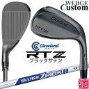 メーカーカスタムクラブ クリーブランド RTZ ブラックサテン 右用 ウェッジ N.S.PRO ZELOS 8 スチールシャフト 日本正規品 Cleveland...