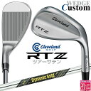 メーカーカスタムクラブ クリーブランド RTZ ツアーサテン 右用 ウェッジ Dynamic Gold MID TOUR ISSUE スチールシャフト 日本正規品 Cleveland Z-ALLOY