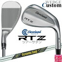 メーカーカスタムクラブ クリーブランド RTZ ツアーサテン 右用 ウェッジ Dynamic Gold MID 95 TOUR ISSUE スチールシャフト 日...