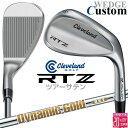 メーカーカスタムクラブ クリーブランド RTZ ツアーサテン 右用 ウェッジ Dynamic Gold DST New Design スチールシャフト 日本正規...