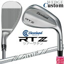 メーカーカスタムクラブ クリーブランド RTZ ツアーサテン 右用 ウェッジ Dynamic Gold AMT TOUR WHITE スチールシャフト 日本正規...