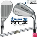 レフティ/左用 メーカーカスタムクラブ クリーブランド RTZ ツアーサテン ウェッジ Dynamic Gold スチールシャフト 日本正規品 Clevelan...