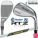 レフティ/左用 メーカーカスタムクラブ クリーブランド RTZ ツアーサテン ウェッジ Dynamic Gold MID 115 スチールシャフト 日本正規品 ...