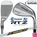 レフティ/左用 メーカーカスタムクラブ クリーブランド RTZ ツアーサテン ウェッジ Dynamic Gold MID 95 TOUR ISSUE スチールシ...