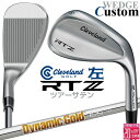 レフティ/左用 メーカーカスタムクラブ クリーブランド RTZ ツアーサテン ウェッジ Dynamic Gold 105 スチールシャフト 日本正規品 Cleveland Z-ALLOY ゼットアロイ