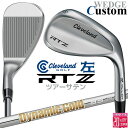 レフティ/左用 メーカーカスタムクラブ クリーブランド RTZ ツアーサテン ウェッジ Dynamic Gold 85 スチールシャフト 日本正規品 Cleveland Z-ALLOY ゼットアロイ