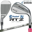 レフティ/左用 メーカーカスタムクラブ クリーブランド RTZ ツアーサテン ウェッジ スチールファイバー i シャフト 日本正規品 Cleveland Z-ALLOY ゼットアロイ
