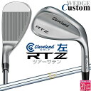 レフティ/左用 メーカーカスタムクラブ クリーブランド RTZ ツアーサテン ウェッジ N.S.PRO 850GH スチールシャフト 日本正規品 Cleveland Z-ALLOY ゼットアロイ