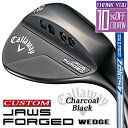 【メーカーカスタム】Callaway JAWS FORGED 2023 ウェッジ チャコールブラック 右用 N.S.PRO Zelos 7 スチールシャフト [...