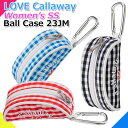 【数量限定】ラブ キャロウェイ ボールケース ウィメンズSS[Love Callaway Ball Case Women's SS] レディース ゴルフ callaway 23JM ゴルフ用品 グッズ ギフト プレゼント