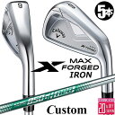 メーカーカスタムクラブ キャロウェイ X FORGED MAX アイアン 5本セット (#6-PW) 右用 2025 N.S.PRO 850GH neo スチー...