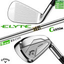 メーカーカスタムクラブ キャロウェイ ELYTE アイアン 5本セット(#6-PW) 右用 Dynamic Gold スチールシャフト 日本正規品 エリート 2025