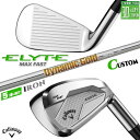 メーカーカスタムクラブ キャロウェイ ELYTE MAX FAST アイアン 5本セット(#6-PW) 右用 Dynamic Gold 95 スチールシャフト 日本正規品