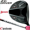 メーカーカスタムクラブ ダンロップ SRIXON ZXi ドライバー 右用 ATTAS RX SUNRISE RED カーボンシャフト スリクソン 2025 日...