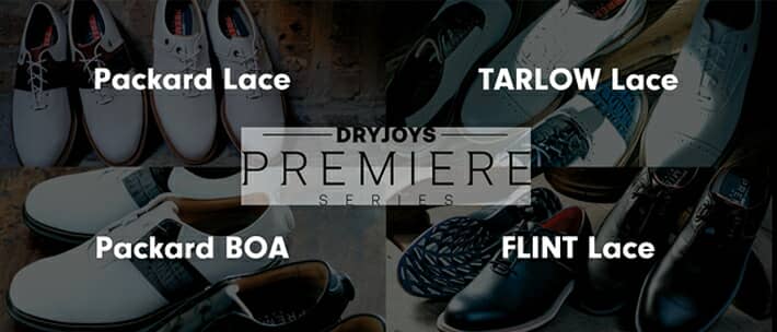 【フットジョイ】 FJ DRYJOYS PREMIERE Packard Lace MENS GOLF SHOES ドライジョイズ プレミア パッカード レース メンズ ゴルフシューズ ホワイト/ネイビー/レッド(53932W) 7サイズ：ウィズ W/3E 【FOOTJOY】【日本正規品】【2021年モデル】