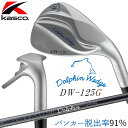 キャスコ Kasco DOLPHIN WEDGE DW-125G ドルフィン ウェッジ イチ・ニイ・ゴー・ジー(セミグースネック) クロムメッキ メンズ 右用 ...