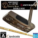 メーカーカスタムクラブ オデッセイ Ai-ONE ジラフ ビーム パター DOUBLE WIDE 右用 STROKE LAB 90 for GBM スチールシャ...
