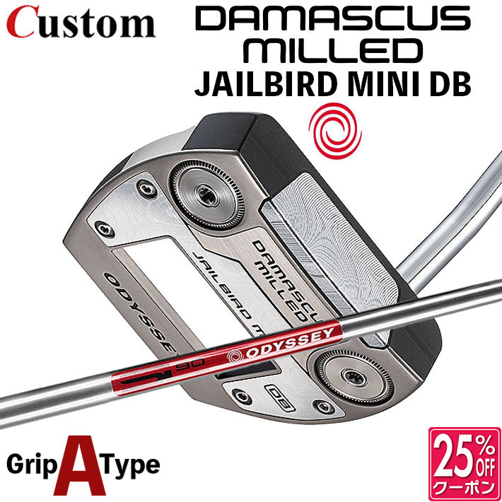 Other - メーカーカスタムクラブ オデッセイ ダマスカス ミルド DAMASCUS MILLED パター JAILBIRD MINI DB ジェイルバード ミニ 右用 STROKE LAB 90 スチールシャフト 日本正規品 2026 [タイプA]