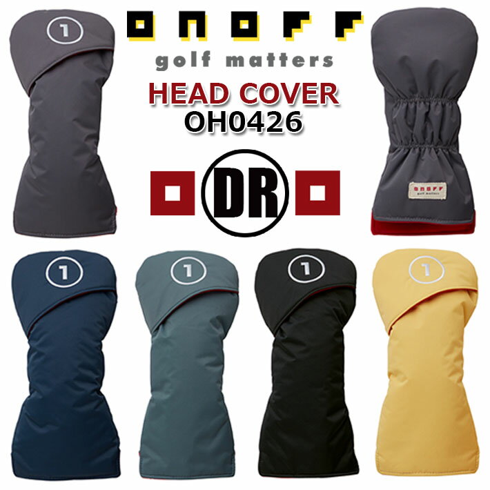 ���Υ� ONOFF DRIVER HEAD COVER OH0426 (W1��) ���Υ� �إåɥ��С� �ɥ饤�С��� �ʥ����� 5��/460cm3�إå��б� ��...