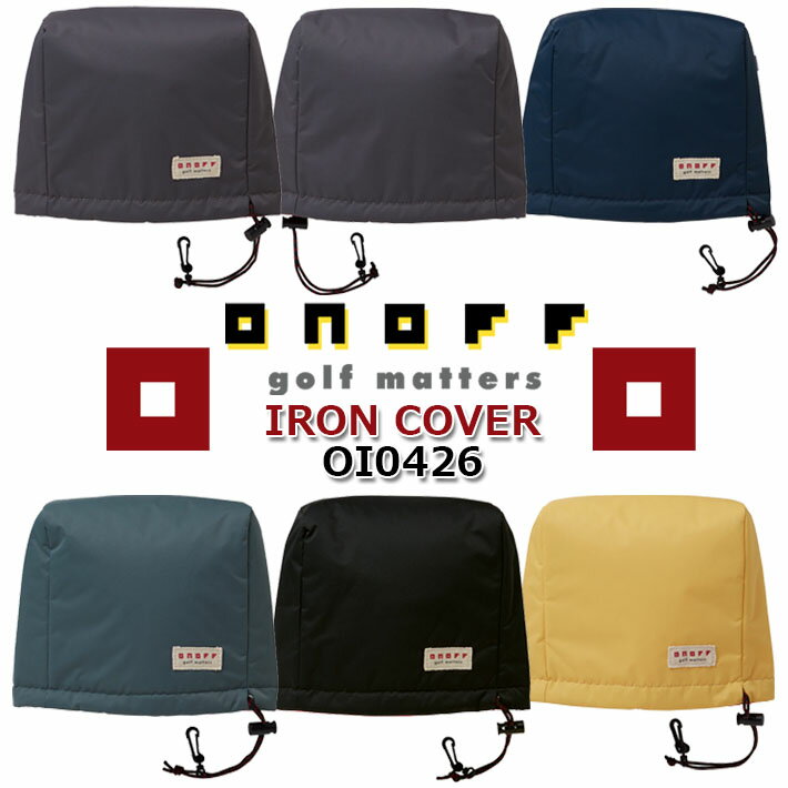 Iron - オノフ ONOFF IRON COVER OI0426 (IR用) オノフ アイアンカバー ナイロン 5色/便利なフック付き ヘッドカバー ラウンド小物 [2026年モデル] [GLOBERIDE] [グローブライド]