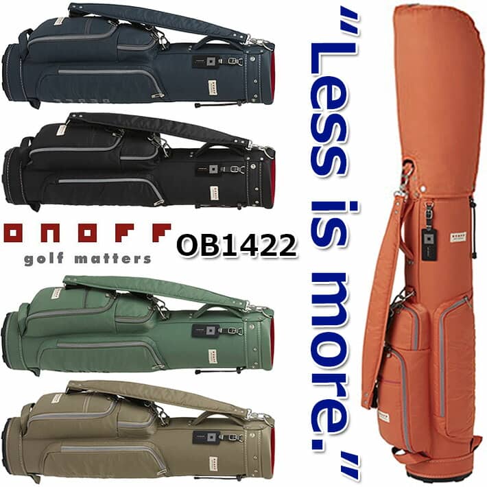 【2022年モデル】【小型/軽量】 ONOFF CADDIE BAG OB1422 オノフ ナイロンツイルシリーズ キャディバッグ/ゴルフバッグ カラー 5色/7型/47inch対応/2.0kg クラブ：10本程度収納可能 男女兼用/ユニセックス GLOBERIDE/グローブライド/送料無料